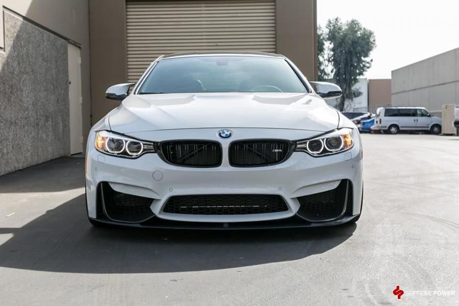  BMW M4 Coupe Alpine White on BBS Wheels 2016 года  (фото 8 из 13)